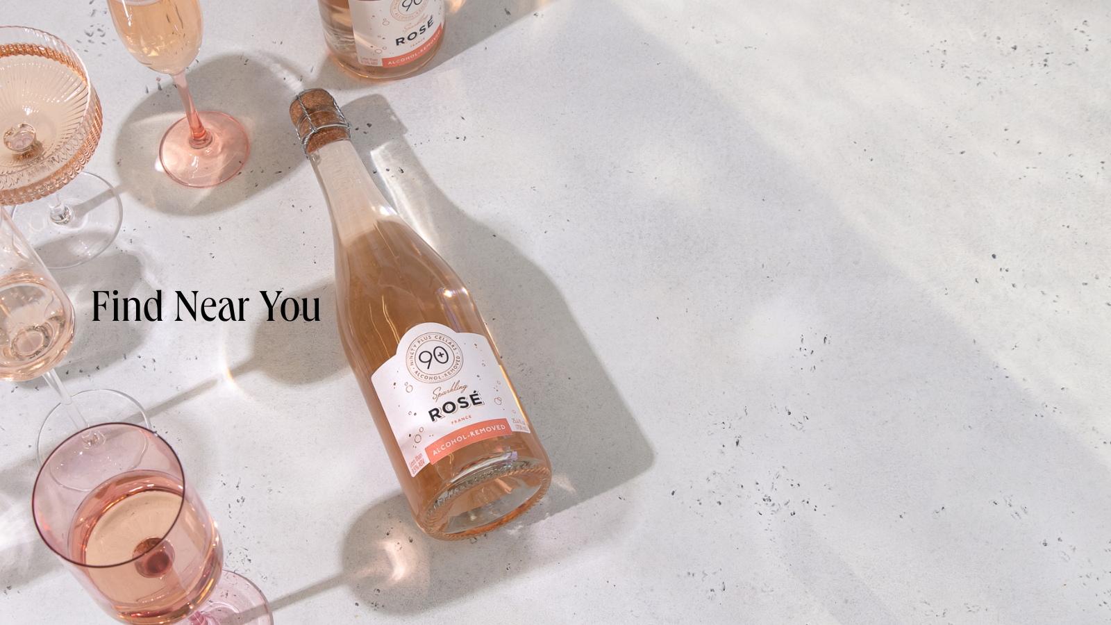 90+ Cellars Lot 229 Non-Alcoholic Sparkling Rosé